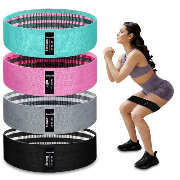 Set de bandas de resistencia Bourid de 4 niveles para entrenamiento