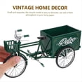 thumbnail image 2 of Mini Tricycle Finger Bikes Shelf Accessories Decor Bicycle Model Tricycle Model Statue Miniature Tricycle Model Bike,1 * Decorations,Green, 2 of 6