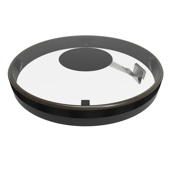 Drumhead, Rhythm Lid Snare Kit, 13 X 1.5, Controlled Sound, Clear, Black Dot On Top