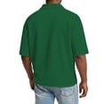 thumbnail image 6 of Yifymode Mens Polo Shirts Short Sleeve Loose Fit Golf Shirt with Pocket Casual Collared Shirt Textured Knit Tops Workout Shirts, 6 of 8
