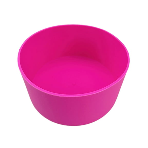 Non-Slip Silicone Water Bottle Sleeve Heat-Resistant Cup Protector for 7.5cm Diameter Cups Dishwasher Safe