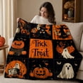 thumbnail image 5 of sruoe Soft Cozy Halloween Throw Blanket, Halloween Home Decor, Indoor Halloween Decor for Bedroom, Sofa, Living Room, Reading Nook Layout, 5 of 7