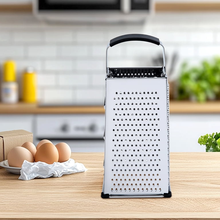 Mainstays 4-Sided Stainless Steel Grater with Soft Grip Handle photo 5
