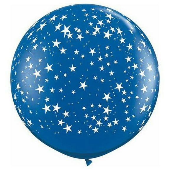 LOONBALLOON Stars Balloons, 36″ STARS-A-ROUND - SAPPHIRE BLUE