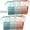 3 colors, variant on Clothespins 24 Pack Small Mini Clothes Pins with Plastic Rope for Clothesline Cute Sturdy Clothing Closepins Blue Green Chip De