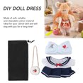thumbnail image 3 of DIY Cute Dress For 12 Inch Dolls Plush Doll Clothes Set Perfect For Role Playing Games, 3 of 8
