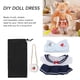 thumbnail image 3 of Ropa de Muñeca de Peluche, Figura de Muñeca de Peluche, Ropa de Juguete, Vestido de Algodón Con Diadema, Bolsa de Mensajero, Bolsa de Almacenamiento para, 3 of 7