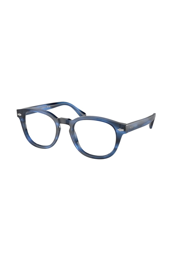 Eyeglasses Polo PH 2272 6139 Shiny Striped Blue Havana