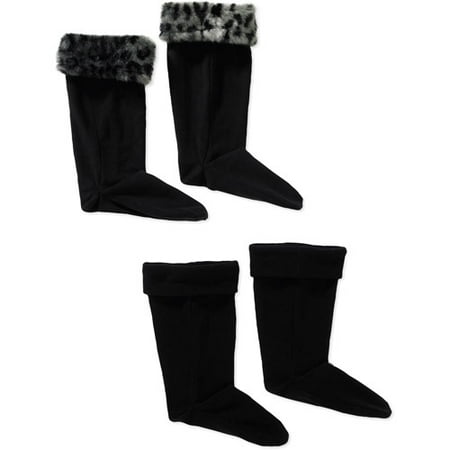 Women's Assorted Rain Boot Liner, 2-Pack