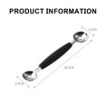 thumbnail image 2 of Stainless Steel Scoop for Kitchen, Non-Slip Grip Double-Sided Melon Baller, Comfortable Handle for Professional-Grade Performance, Durable Safe Rustproof Corrosion Resistance,, 2 of 5
