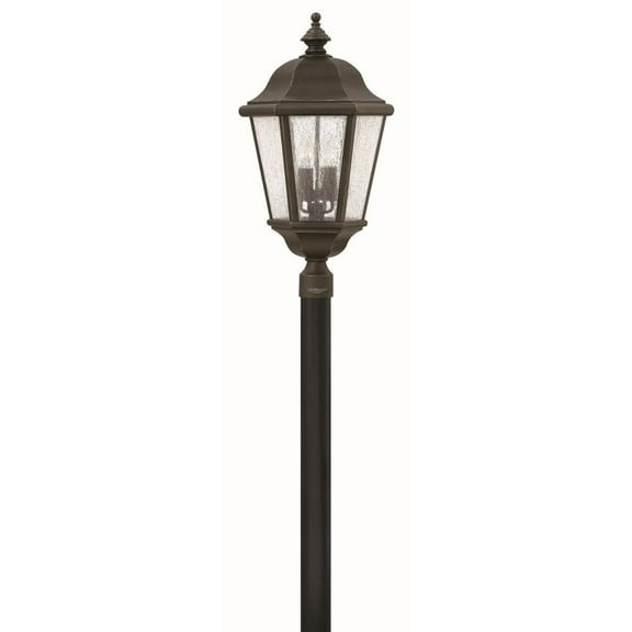 4 Light Extra Large Outdoor Low Voltage Post or Pier Mount Lantern in Traditional Style 15 inches Wide By 27.75 inches High-Oil Rubbed Bronze