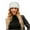 White2, variant on APEXFWDT Women's Faux Furry Hat Winter Beanie Fluffy Warm Cap Bucket Hat Fuzzy Fisherman Cap Beanie