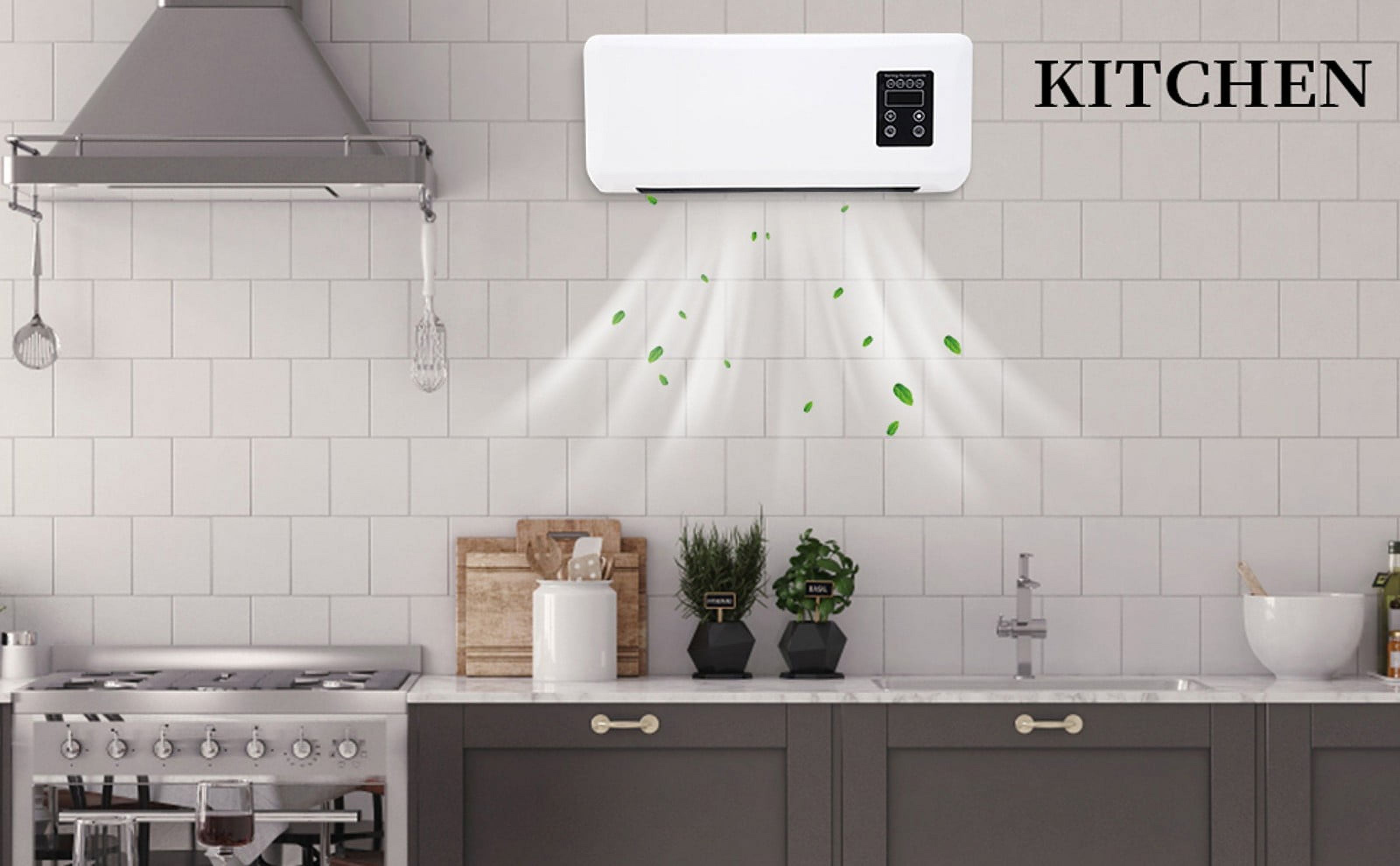 Totil Air Heater Two In One Wall Mounted Mobile Air Electric Fan Fully Installed Mobile Air Conditioning 2024 Mini Split AC/heating System W Portable Ductless Remote Home/bedroom/studio