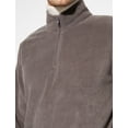 thumbnail image 5 of High Neck Long Sleeve Half Zipper Polar Sweatshirt, 5 of 6