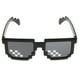 thumbnail image 2 of Mosaico de gafas de sol pixeladas de fiesta de novedad, divertidas gafas de plástico, copas de cóctel, disfraces, accesorios para fotos Baoblaze Disfraces de gafas de sol novedosos, 2 of 8