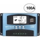 thumbnail image 1 of Regulador de batería monobloque de 30 A a 100 A para paneles solares, gestión de energía eficiente, controlador de carga solar MPPT con pantalla LCD, 1 of 5