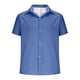 thumbnail image 5 of pstuiky Camisa de manga corta para hombre, Camisa informal de manga corta con cuello vuelto y transpirable para hombre camisas casuales para hombre xl, 5 of 6