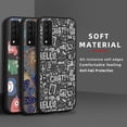 thumbnail image 4 of LYM-Phone Case For TCL 20 XE, Anti-dust protective Silicone Anti-knock Full wrap Cover Back Cover Cartoon Fashion Design Cute Waterproof Durable Shockproof TPU Dirt-resistant Soft case, 4 of 9