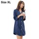 thumbnail image 2 of Camisón de mujer con botones, camisón de manga, camisón de novio con cuello en V, ropa de dormir, vestido de pijama Sexy suave, 2 of 5
