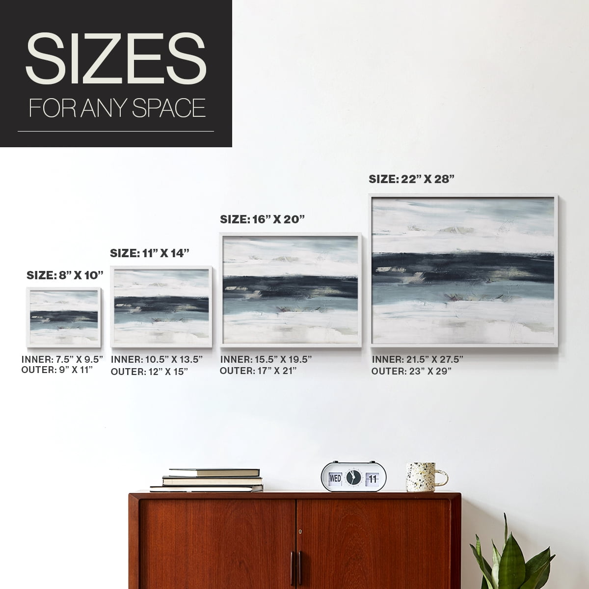 Above Us by Judith Shapiro - Restickable Framed Giclée Print