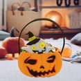 thumbnail image 4 of Nonwoven Pumpkin Halloween Candy Bags for Trick-Or-Treating and Party Supplies with Cute Designs and Functional Use, 4 of 6
