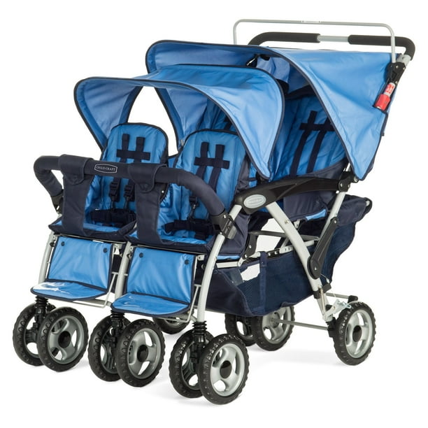 Child Craft 4Seat Sport Quad Stroller, Regatta Blue