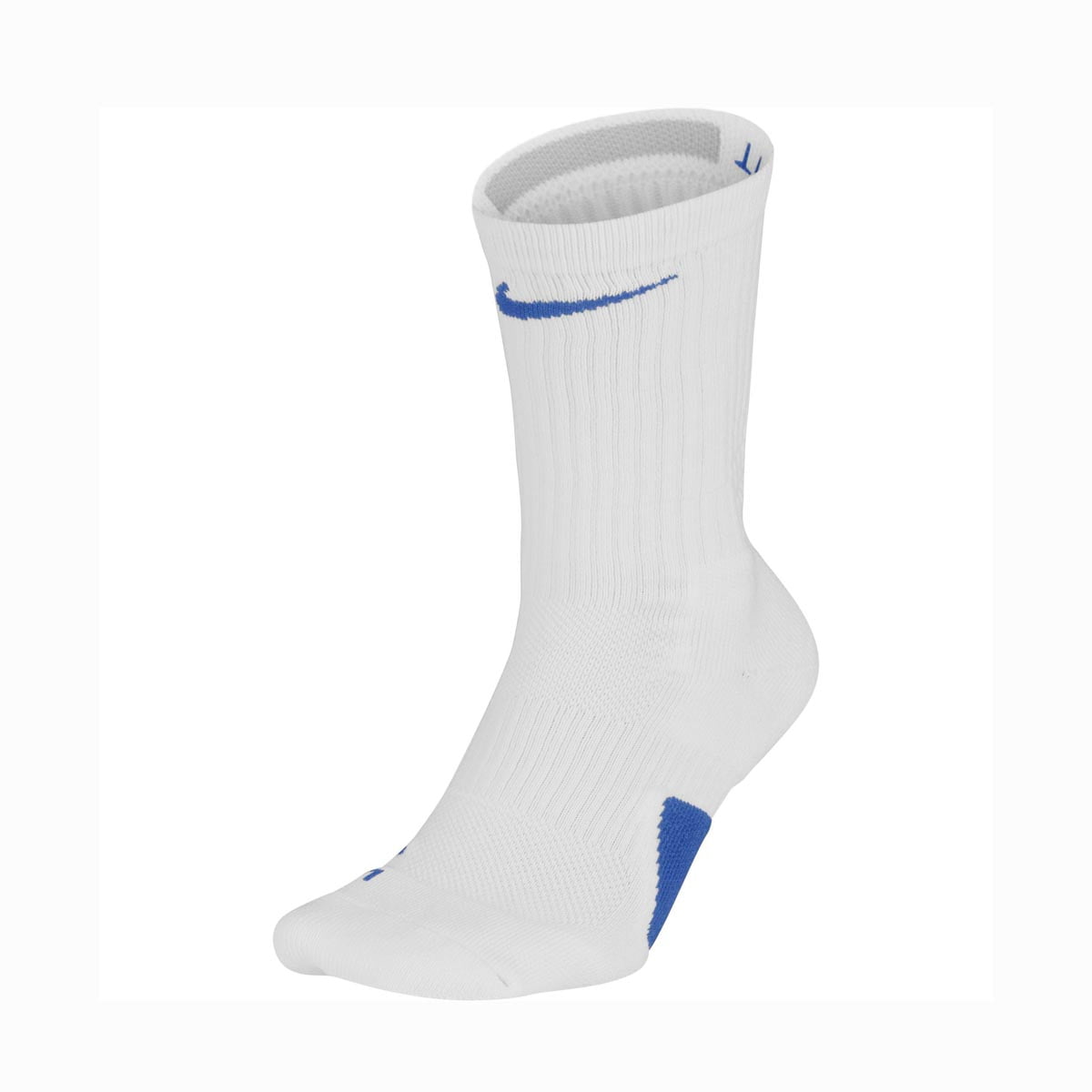 nike elite socks white and royal blue