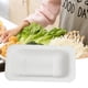 thumbnail image 4 of Colador plegable de plástico para fregadero de cocina extensible blanco, 4 of 8