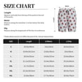 thumbnail image 5 of Yiaed Hand Drawn Strawberry for Men's Soft Sleep Pajama Short Lounging Pajama Shorts-X-Large, 5 of 8