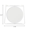 thumbnail image 2 of Hometrends Tray Top Table, White, 2 of 6