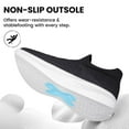 thumbnail image 5 of YHOON Men's Walking Shoes Slip on Comfortable Lightweight Running Shoes Workout Training Tennis Sneakers Black Size 7.5, 5 of 8