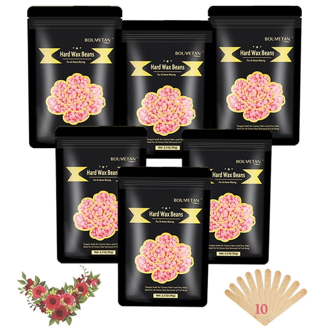 Wax Beads Bouvetan Hard 590 ml/600 g para depilación brasileña