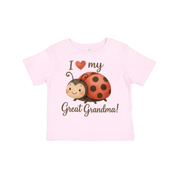 Inktastic I Love My Great Grandma Ladybug Boys or Girls Toddler T-Shirt