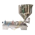 thumbnail image 4 of INTBUYING Paste Liquid Heating Filling Machine Single Nozzle 100-1000ml Horizontal Pneumatic Filling Machine for Cream/Liquid/Sauce/Shampoo/Toothpaste, 4 of 7