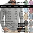 thumbnail image 3 of GrmtClth All Occasion Lapel Collar Vintage Dyed Polo Shirt for Men, Chest Pocket Long Sleeve Relaxed Fit Daily Street Casual Tops Light Gray XL, 3 of 8