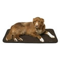 thumbnail image 2 of Big Shrimpy Landing Pad Dog Crate Mat, Large, Coffee Faux Suede, 2 of 3