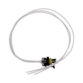 thumbnail image 4 of KarParts360 For Cadillac DeVille 1998-2005 Throttle Body Connector | White, Black, Gray, Yellow | Blade Pin Terminal | Rectangle Shape | Female Terminal | Replacement For 12102748, 12126473, 4 of 5
