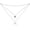 July, variant on Exquisite Non-Tarnishing Gold-Plated 925 Sterling Silver Crescent Double-Layer Necklace for Women, Three-Layer Moonstone Necklace, June Birthday Gift, Metal, Cubic Zirconia
