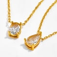 thumbnail image 4 of Veshon Necklaces for Women, Dainty Gold Necklace 18k Gold Plated Long Lariat Necklace Dainty Gold CZ Choker Necklaces for Women Veshon Gold Necklace Jewelry Gifts, 4 of 5