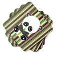 thumbnail image 2 of Bamboo Flute Panda Foam Coaster Set of 4, 2 of 3
