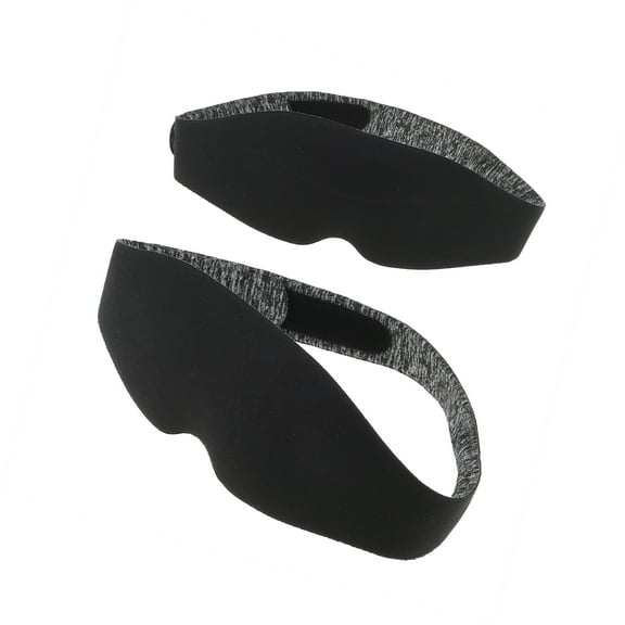 Vocoste Sleep Eye Mask Deep Contoured 3D Eye Covers Adjustable Strap for Sleeping Traveling Black