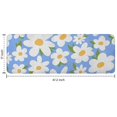 thumbnail image 7 of Blue Daisy Flower Green Leaves Pattern Kitchen Rug Mat,Kitchen Runner Rugs Non Skid Washable,Decorative Kitchen Floor Mats for Kitchen,Sink,Laundry,17"x47.2", 7 of 7