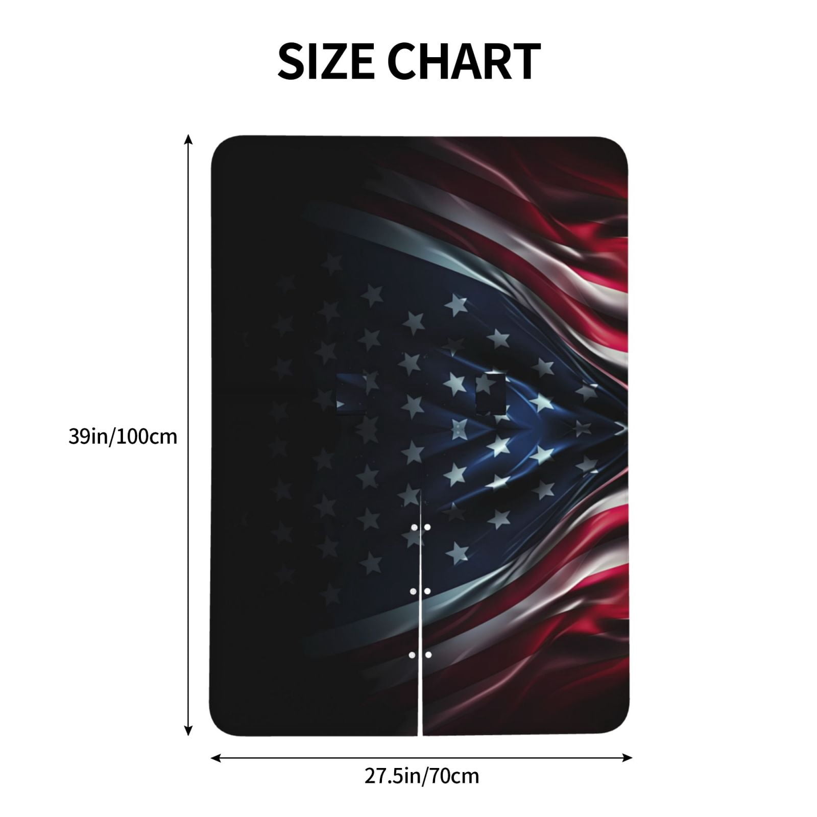 Car Seat Cover Baby - American Flag Waving Print Breathable Infant Car Seat Cover for Baby Carseat, Lightweight Comfort Baby Essentials Must Haves Newborn Stuff for Girl Boy