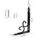 thumbnail image 2 of KAIYANG Soportes para estantes flotantes, soportes decorativos para estantes, soportes para estantes de esquina de pared, 2 piezas/negro, 2 of 5