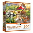 thumbnail image 2 of RoseArt Colorluxe 300-Piece Farm Welcoming Committee Adult Interlocking Jigsaw Puzzle, 2 of 5