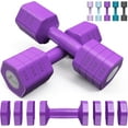 thumbnail image 1 of Adjustable Dumbbells Hand Weights Set In Weight Each lb lb lb lb Weights Dumbbells Set for Women Fast Adjust Dumbbell Set for Men Home Gym Workout Strength Training Exercise, 1 of 7