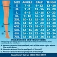 thumbnail image 4 of Plus Size Men & Womens Opaque Compression Stockings 20-30mmHg - Beige, 2XL, 4 of 13
