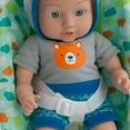 thumbnail image 3 of My Sweet Baby 13-inch Baby Doll with Carrier and Handle Play Set, 3 Pieces Included, Blue Theme, 3 of 6