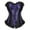 Purple, variant on Corset Tight Lacing Women Pirate Renaissance Top Wine Red L