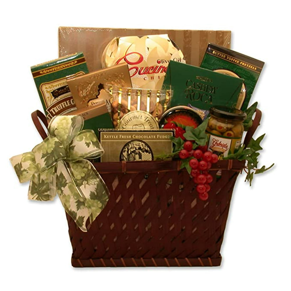 Elegant Assortments Premium Snack Food Gift Basket Christmas Gift